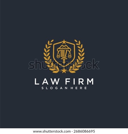 DZ letter monogram logo for lawfirm with pillar and leaf image design