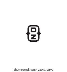 DZ line bold concept in high quality professional design that will print well across any print media