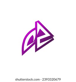 DZ Premium Emblem-Logo-Erstunterstützung und Design-Konzept für Gaming