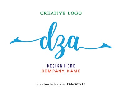 DZA lettering logo is simple, easy to understand and authoritative