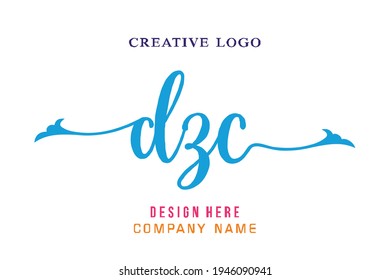 DZC lettering logo is simple, easy to understand and authoritative