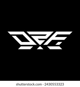 DZF letter logo vector design, DZF simple and modern logo. DZF luxurious alphabet design  