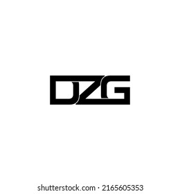 dzg letter original monogram logo design