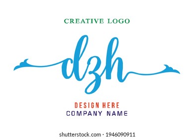 DZH lettering logo is simple, easy to understand and authoritative