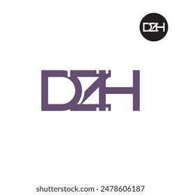 DZH Logo Letra Monograma Diseño