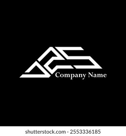DZS logo design, DZS simple and modern logo. DZS luxurious alphabet design  