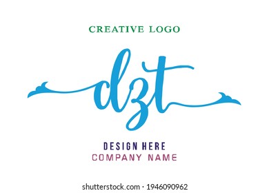 DZT lettering logo is simple, easy to understand and authoritative