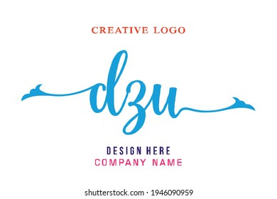 DZU lettering logo is simple, easy to understand and authoritative