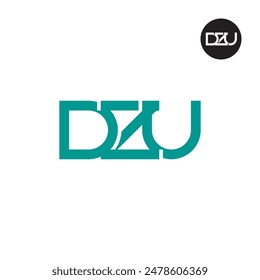 DZU Logo Letra Monograma Diseño