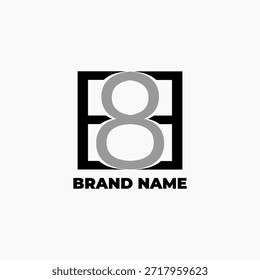 E 8 E business logo design