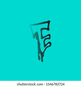E ABSTRACT LOGO VECTOR MODERN FOR YOUR BUSINESS