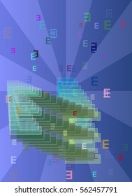 E Alphabet art idea