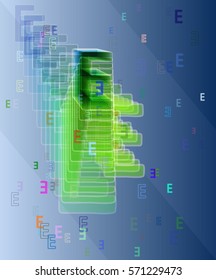 E Alphabet elements idea