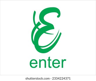 E alphabet Fonts logo type text