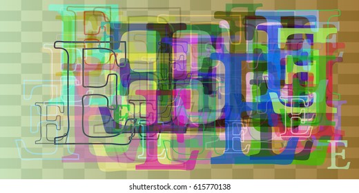 E Alphabet idea design