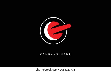 E, E Alphabet Letter Logo Monogram