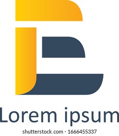 E Alphabet Logo Vector Design