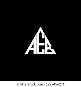 A E B letter logo abstract design on black color background. aeb alphabet