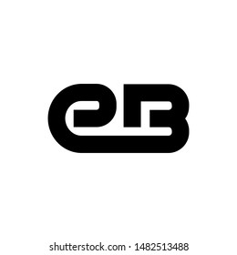 E B letter logo design