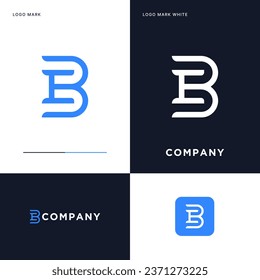 E B Logo Vector Icon Illustration Design