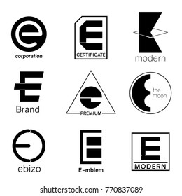 E Big Letter Logo