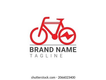 E Bike Logo And Icon Design Template