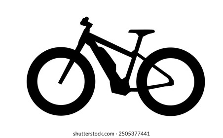 E Bike vector icon symbol