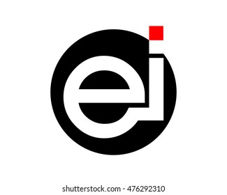 e and i black typography typeface typeset logotype alphabet image vector icon