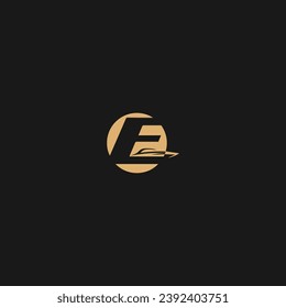 E Boat Initial Letter E Logo Design Vector Template Graphic Alphabet Symbol for Corporate Business Identity,
