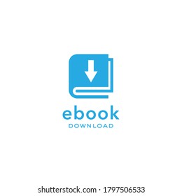 e book download icon. Vector illustration.