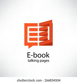 E -book. Electronic Library icon