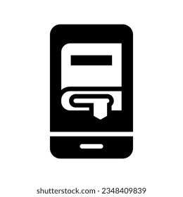 
e book icon design, logo, isolate on white background
