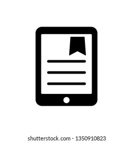 E book reader icon
