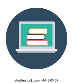E Book Vector Icon