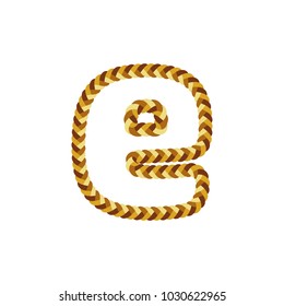 E Braid Letter Logo Icon Design