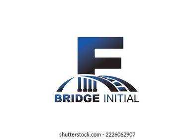 E bridge Letter logo template for your branding.
