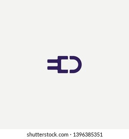 E & C & D logo design minimalist