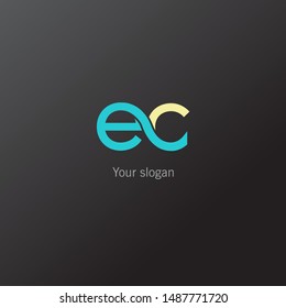 E & C double letter joint logo