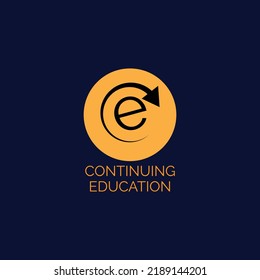 diseño del logotipo e y c con fondo negro.