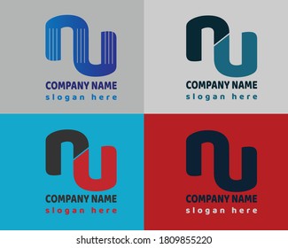 E colorful and stylish creative letter logo. 