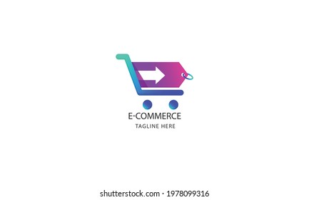  E Commerce business vector logo design