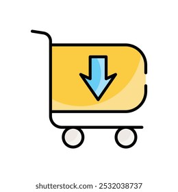 E commerce Cart vector icons ready to use website and mobile