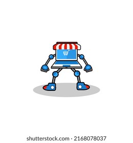 e commerce character mascot vector illustration, perfect for advertising, poster, banner, icon, mascot, logo, etc