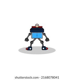 e commerce character mascot vector illustration, perfect for advertising, poster, banner, icon, mascot, logo, etc