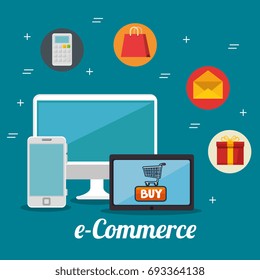 e commerce concept online shopping