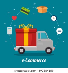 e commerce concept online shopping
