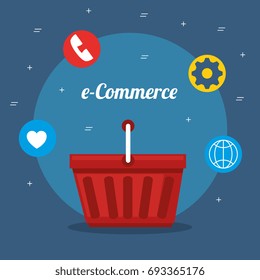e commerce concept online shopping