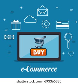 e commerce concept online shopping