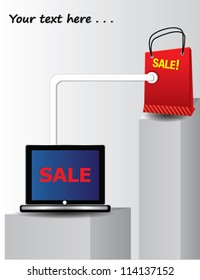 E commerce concept,Vector