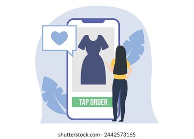 E Commerce Flat Design Illustration